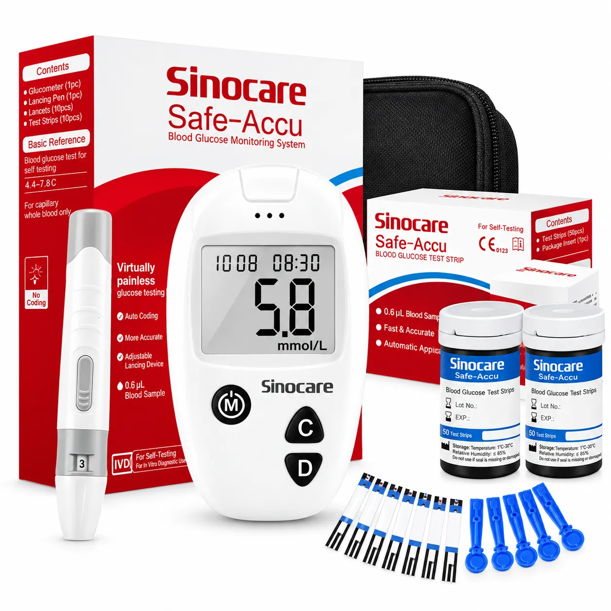 Sinocare Glucometer